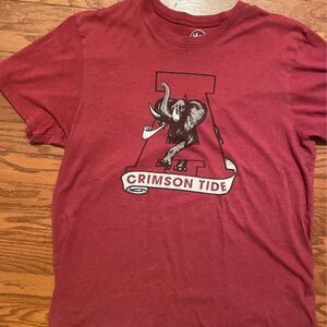 Men's Large Vintage Logo University of Alabama Crimson T-Shirt